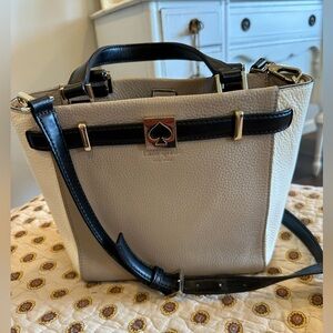 Kate Spade ♠️ Houston Street Two Tone Satchel Crossbody Bag